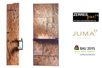 BAU 2015 - ZerresPur! und JUMA EXCLUSIVE gehen Design-Kooperation ein